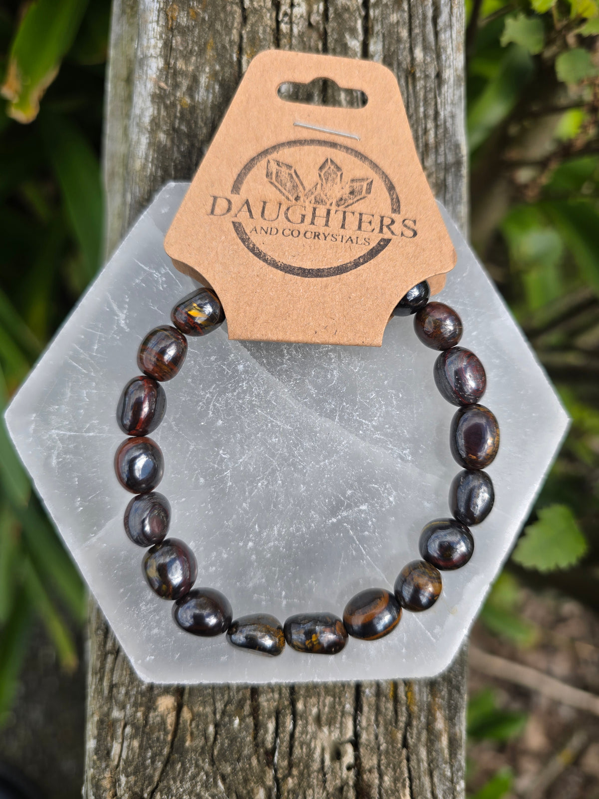 Tigers Iron | Nugget Bead Bracelet 8 mm