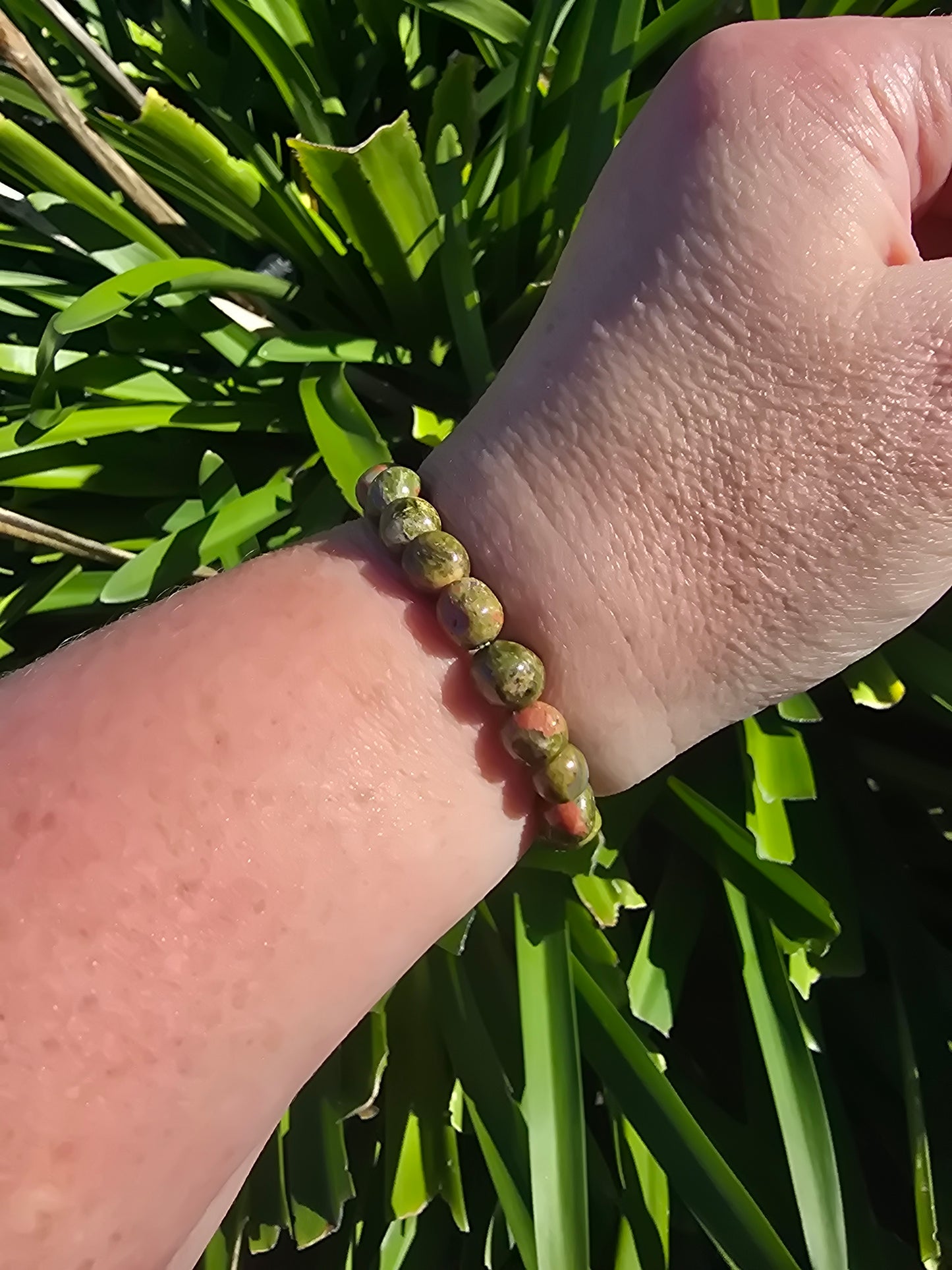 Unakite | Nugget Bead Bracelet