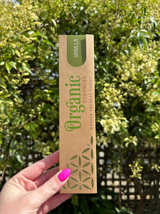 Vanilla Organic Incense Sticks