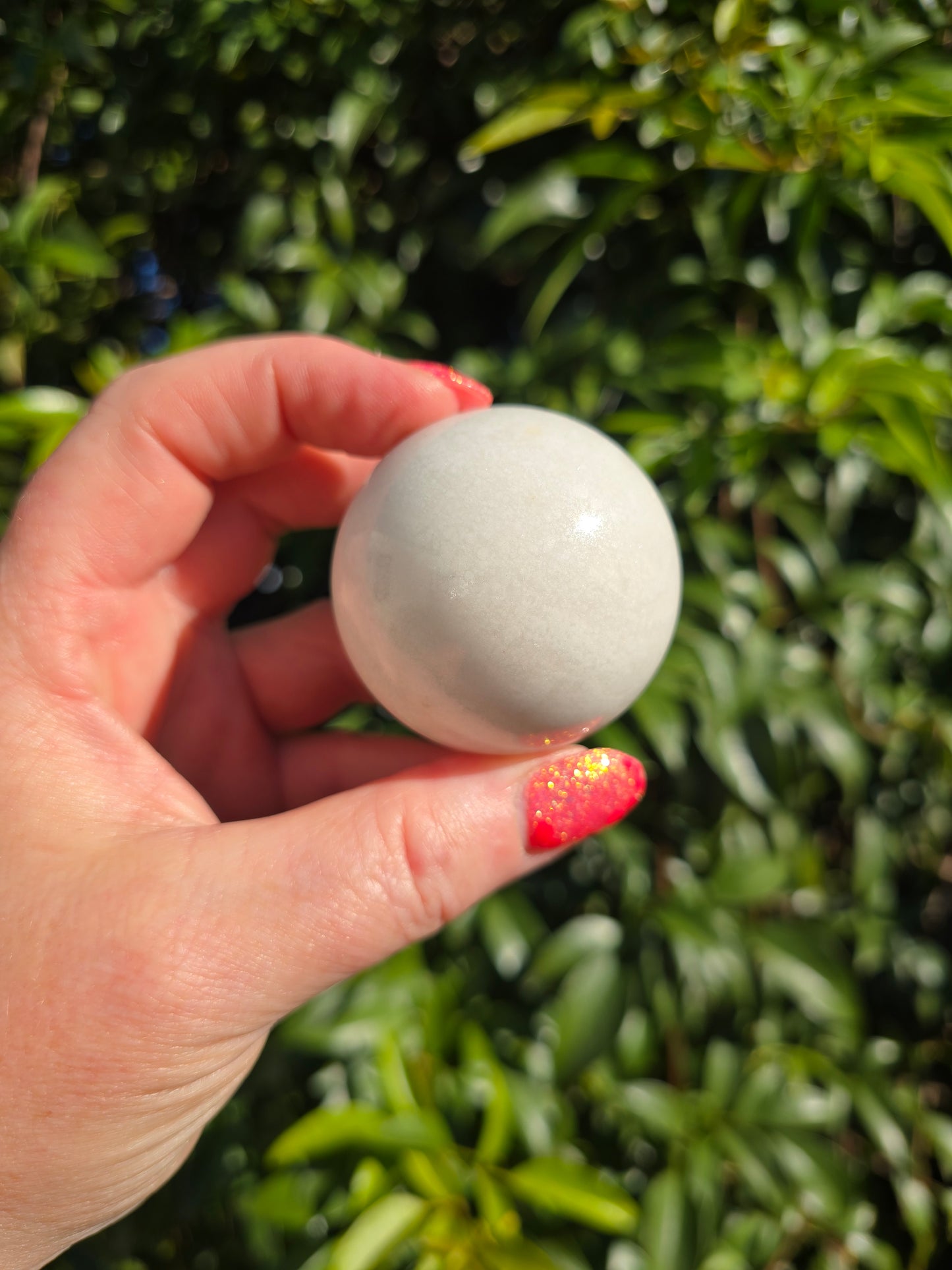White Marble Sphere