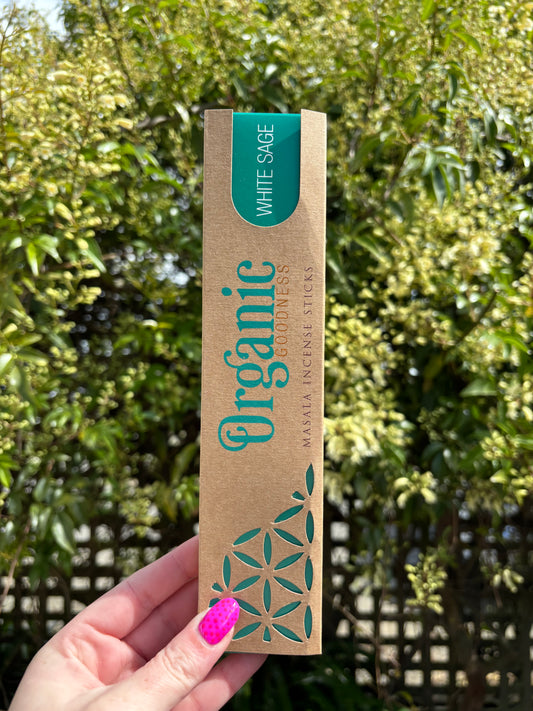White Sage Organic Incense Sticks