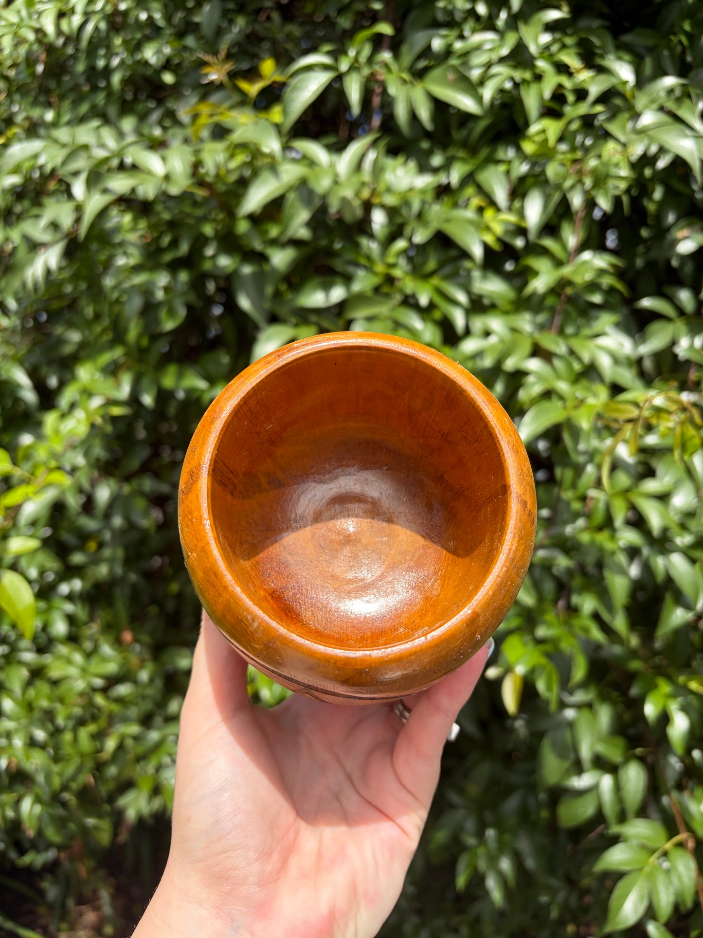 Wooden Pentagram Pestle & Mortar