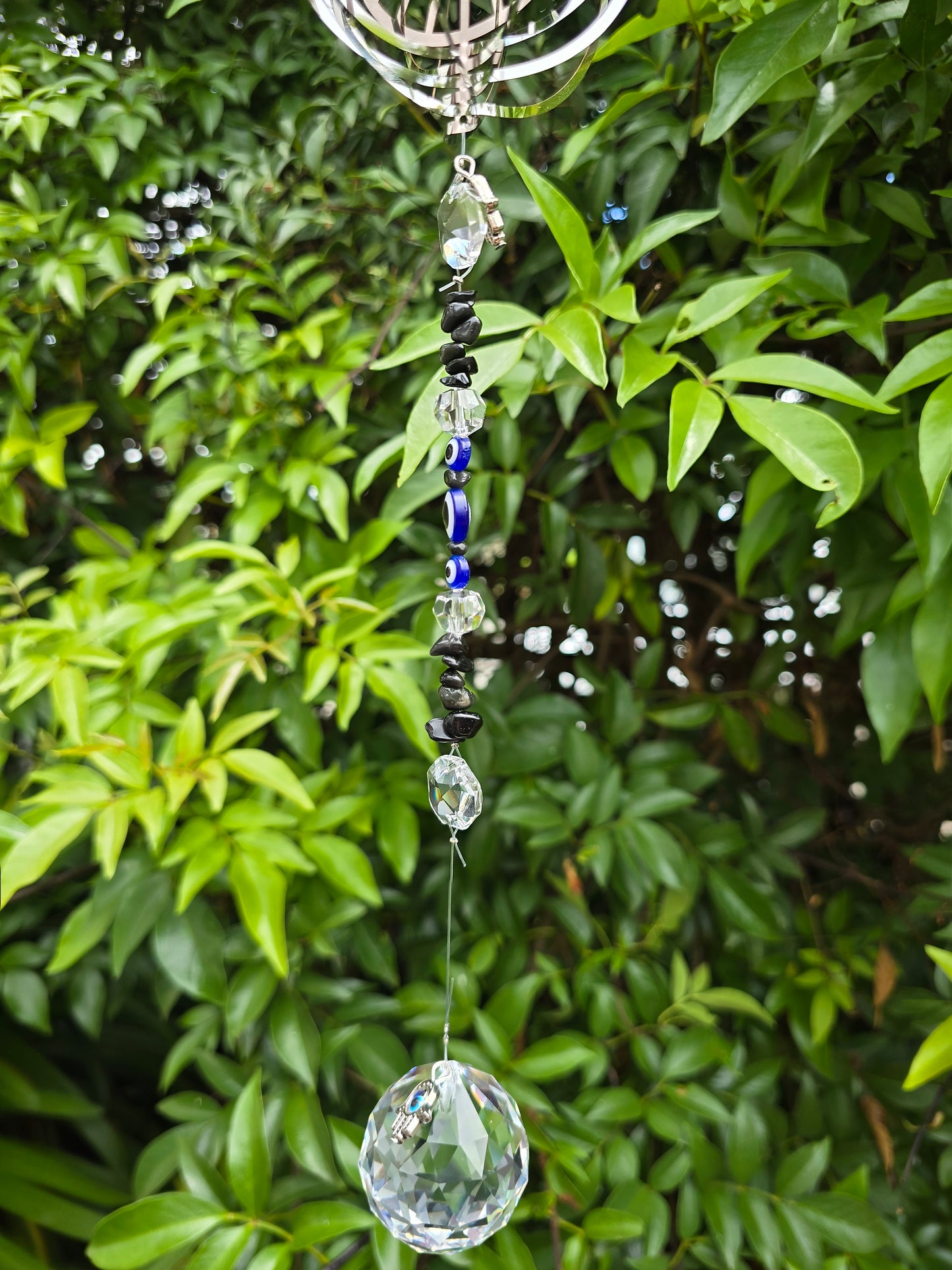Black Obsidian | XLarge Sphere Sun Catcher