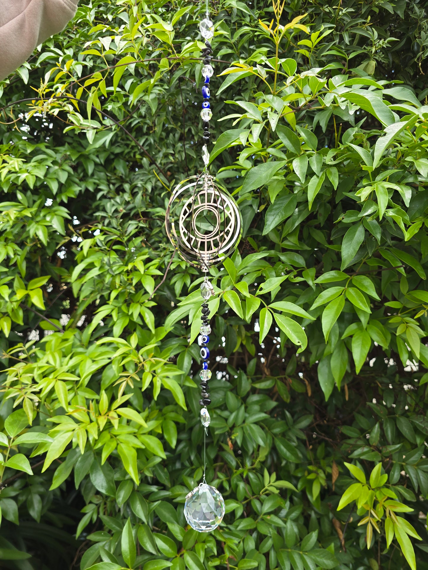 Black Obsidian | XLarge Sphere Sun Catcher