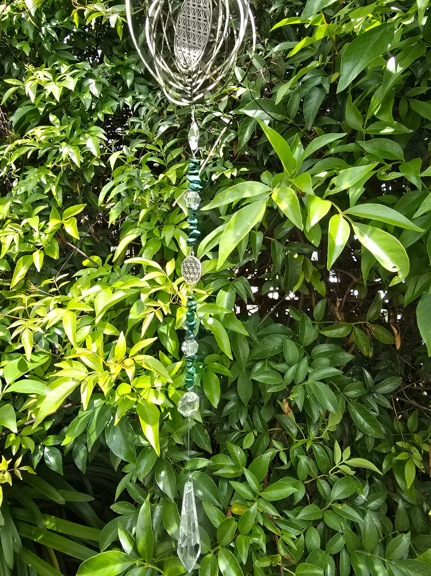 Malachite | Xlarge Point Sun Catcher