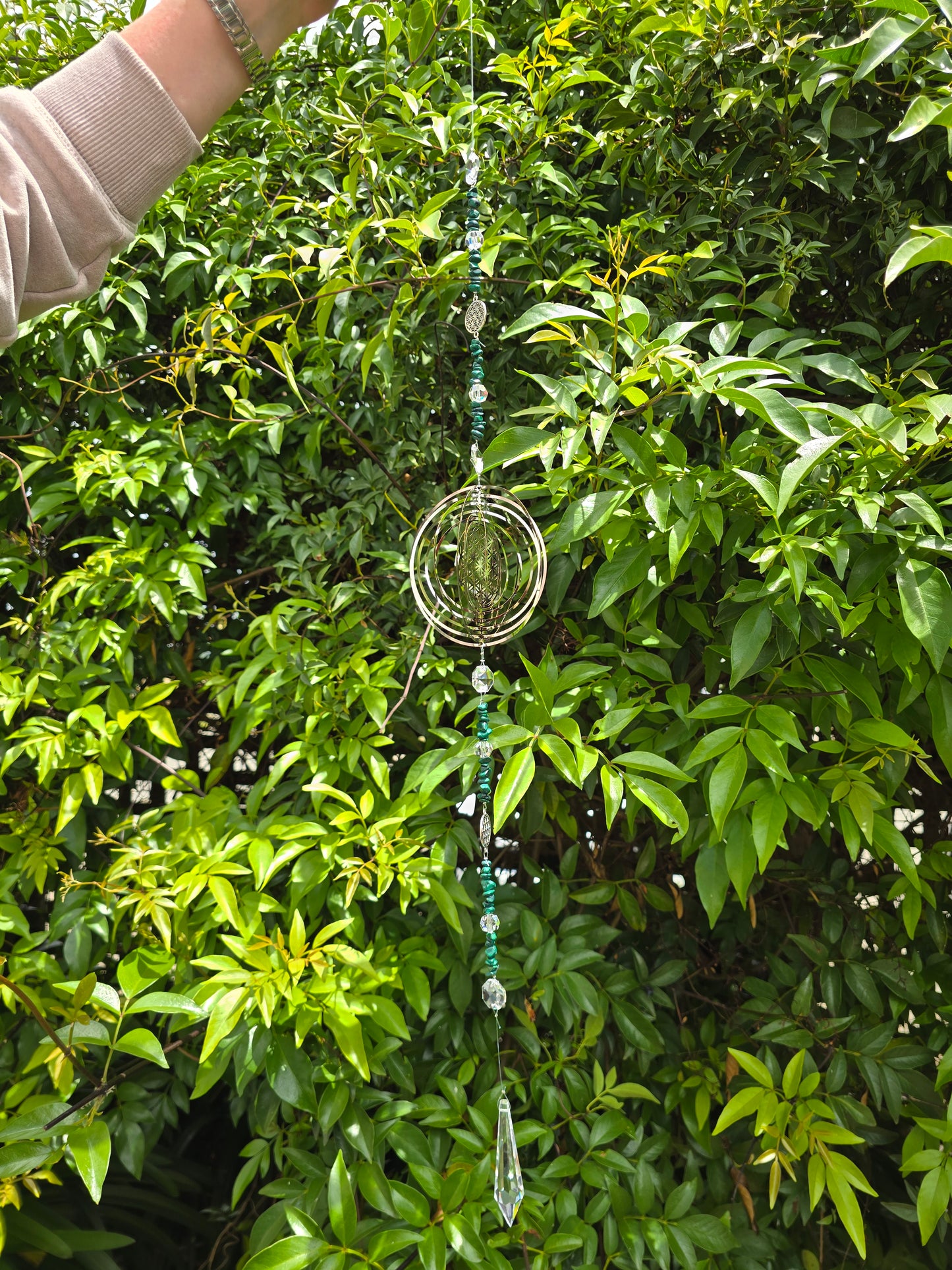 Malachite | Xlarge Point Sun Catcher