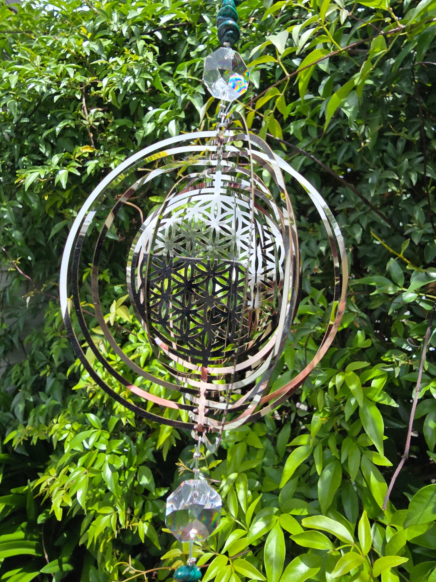 Malachite | Xlarge Point Sun Catcher