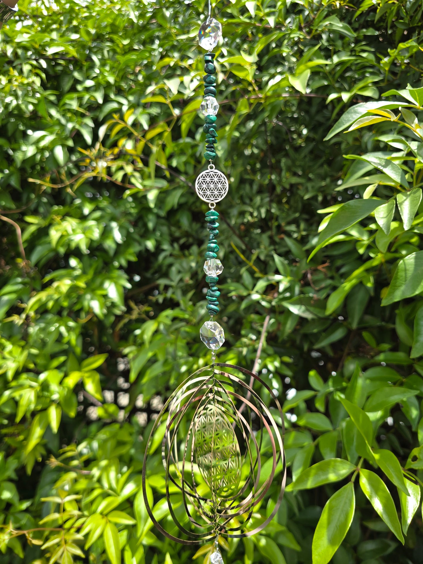 Malachite | Xlarge Point Sun Catcher