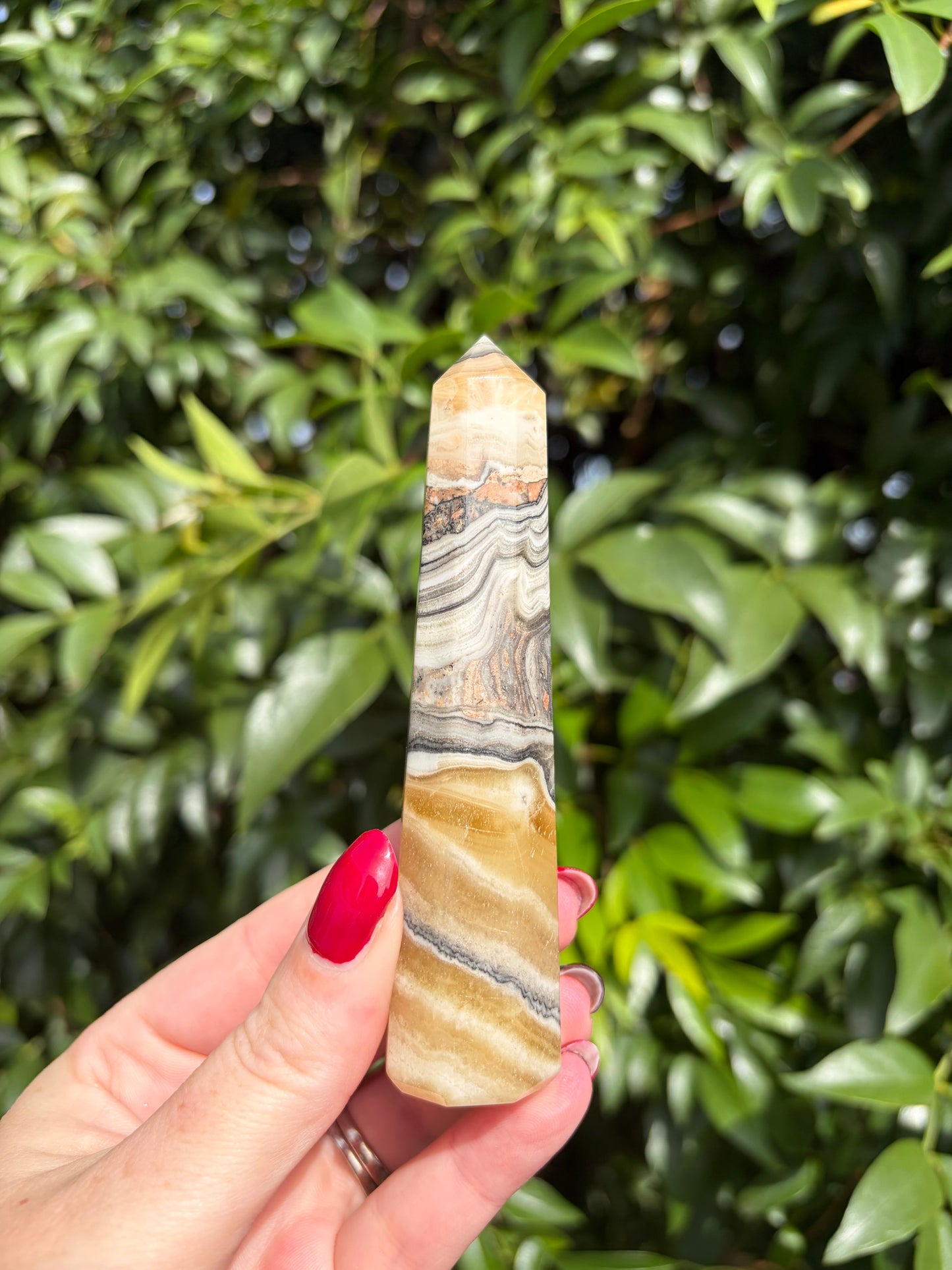 Zebra Calcite Point C