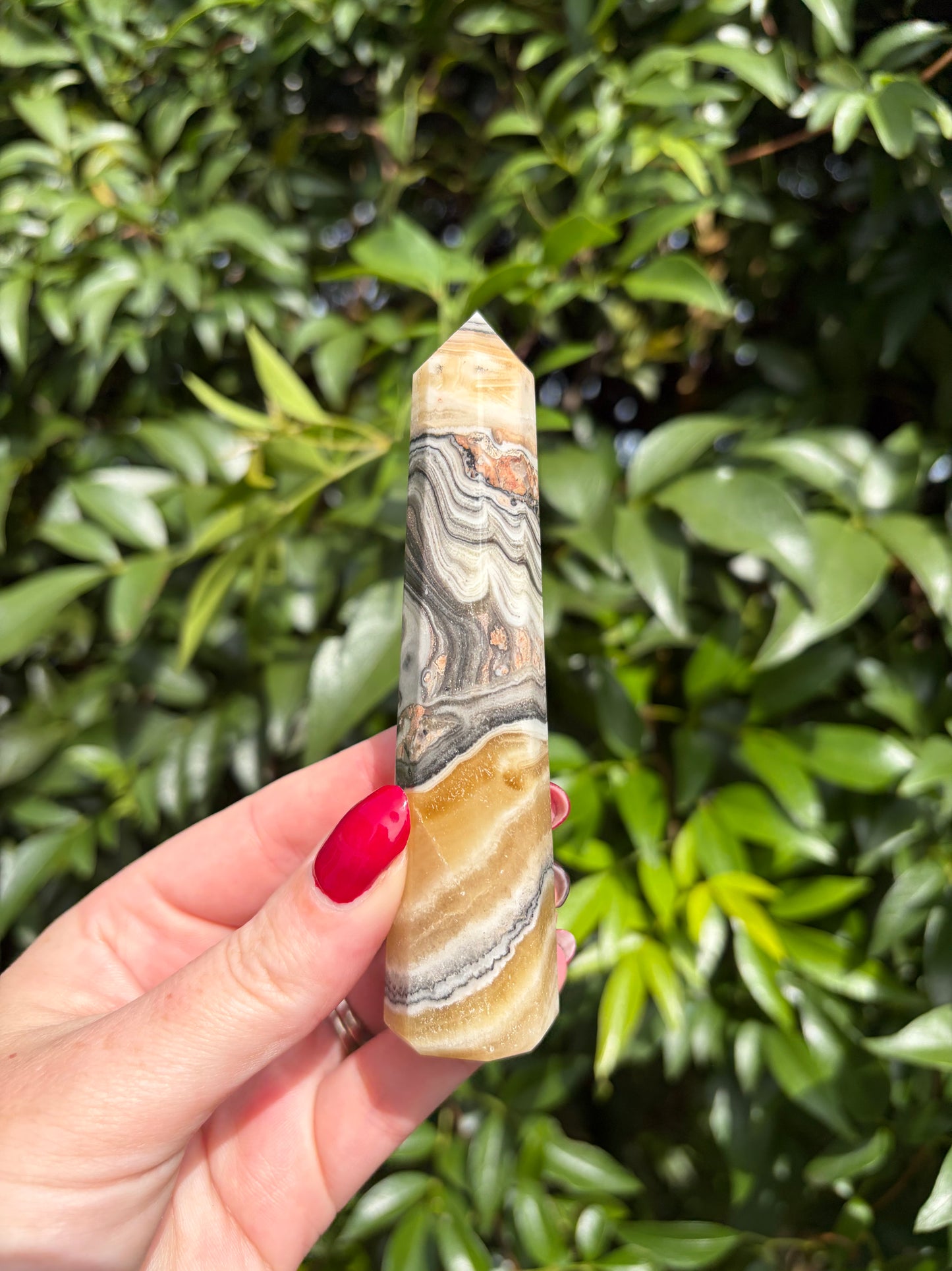 Zebra Calcite Point C