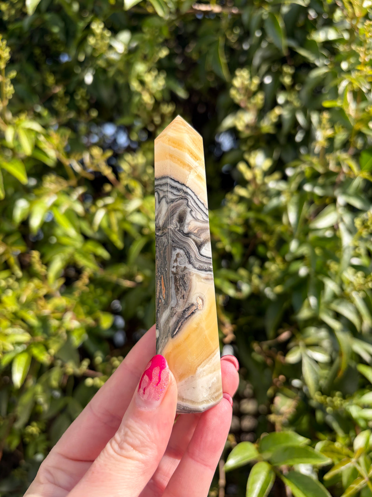 Zebra Calcite Point A