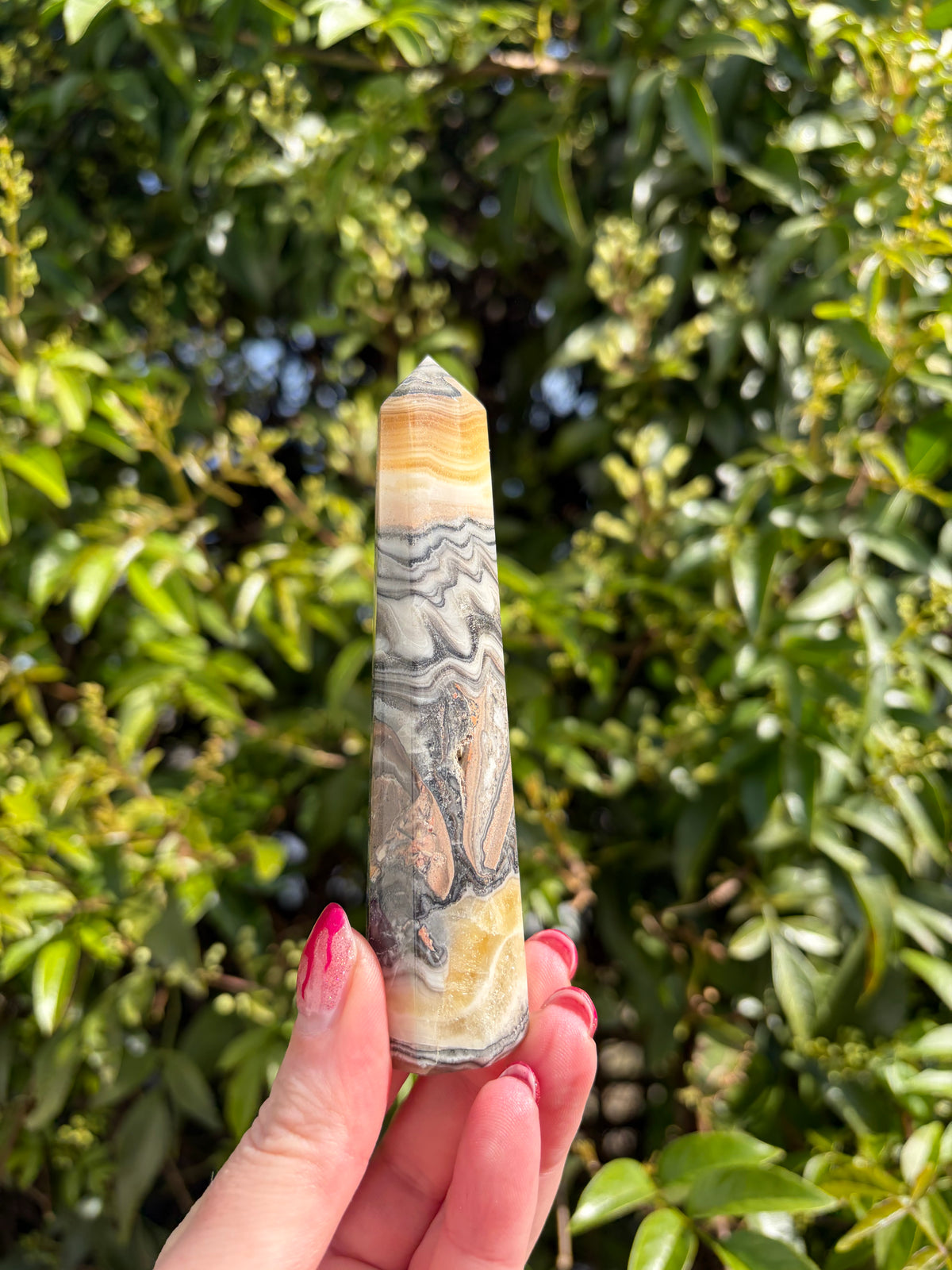 Zebra Calcite Point C
