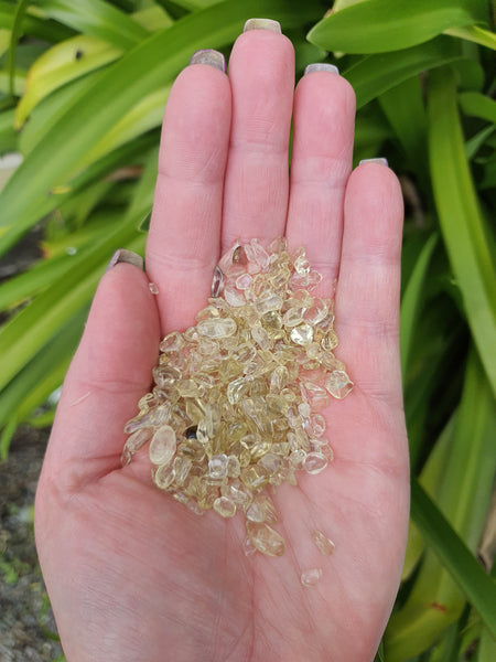 Lemon Quartz Crystal Chip 100gms Bag