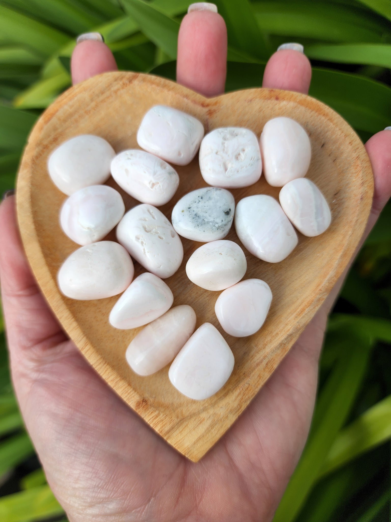 Pink Mangano Calcite Tumbled Stone