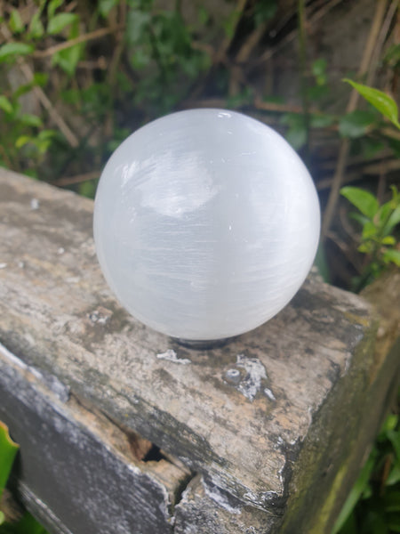 Selenite Sphere Small