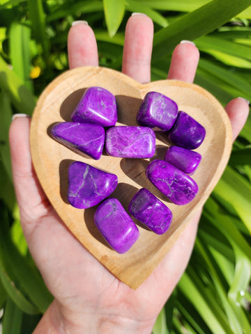 Howlite Purple Tumbled Stones 10 Pack $20 Valued at $30