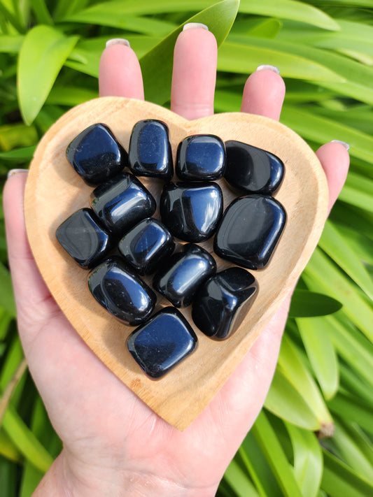 Black Obsidian Tumbled Stone