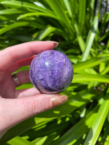 Charoite Sphere