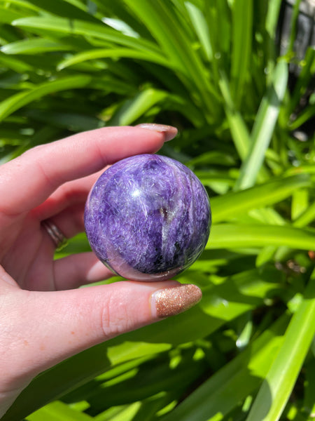 Charoite Sphere
