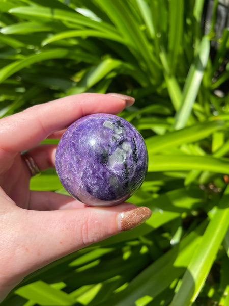 Charoite Sphere