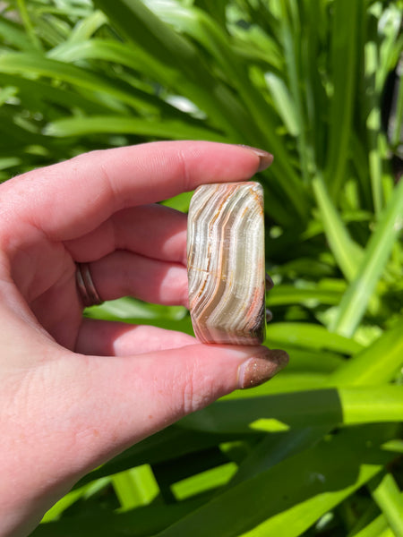 Banded Calcite Moon Small A