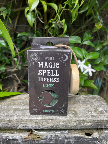 Green Tea LUCK | Spell Incense Cones