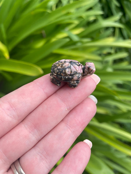 Rhodonite Mini Land Turtle