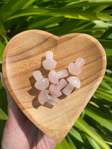 Rose Quartz Mini Mushroom
