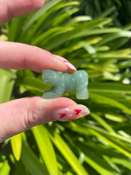 Green Aventurine Mini Tiger