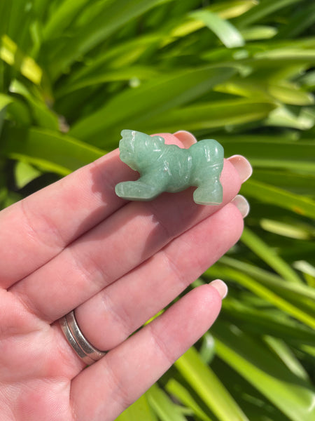 Green Aventurine Mini Tiger