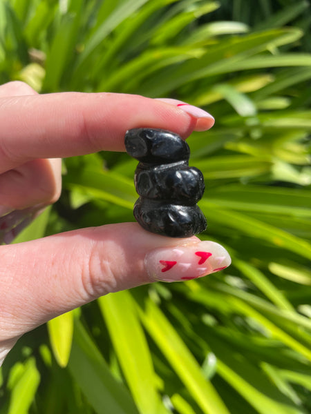 Black Obsidian Mini Snake