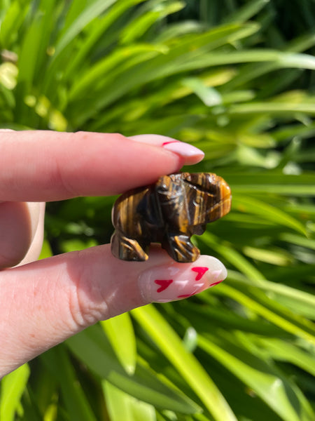 Tigers Eye Mini Elephant