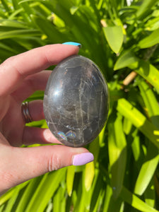 Black Moonstone Palm Stone A