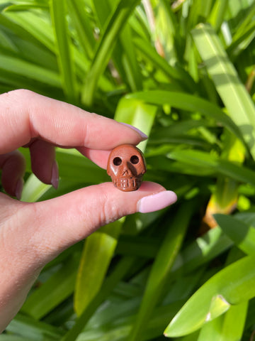 Mahogany Obsidian Mini Skull