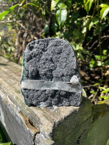 Black Amethyst Flat Base D