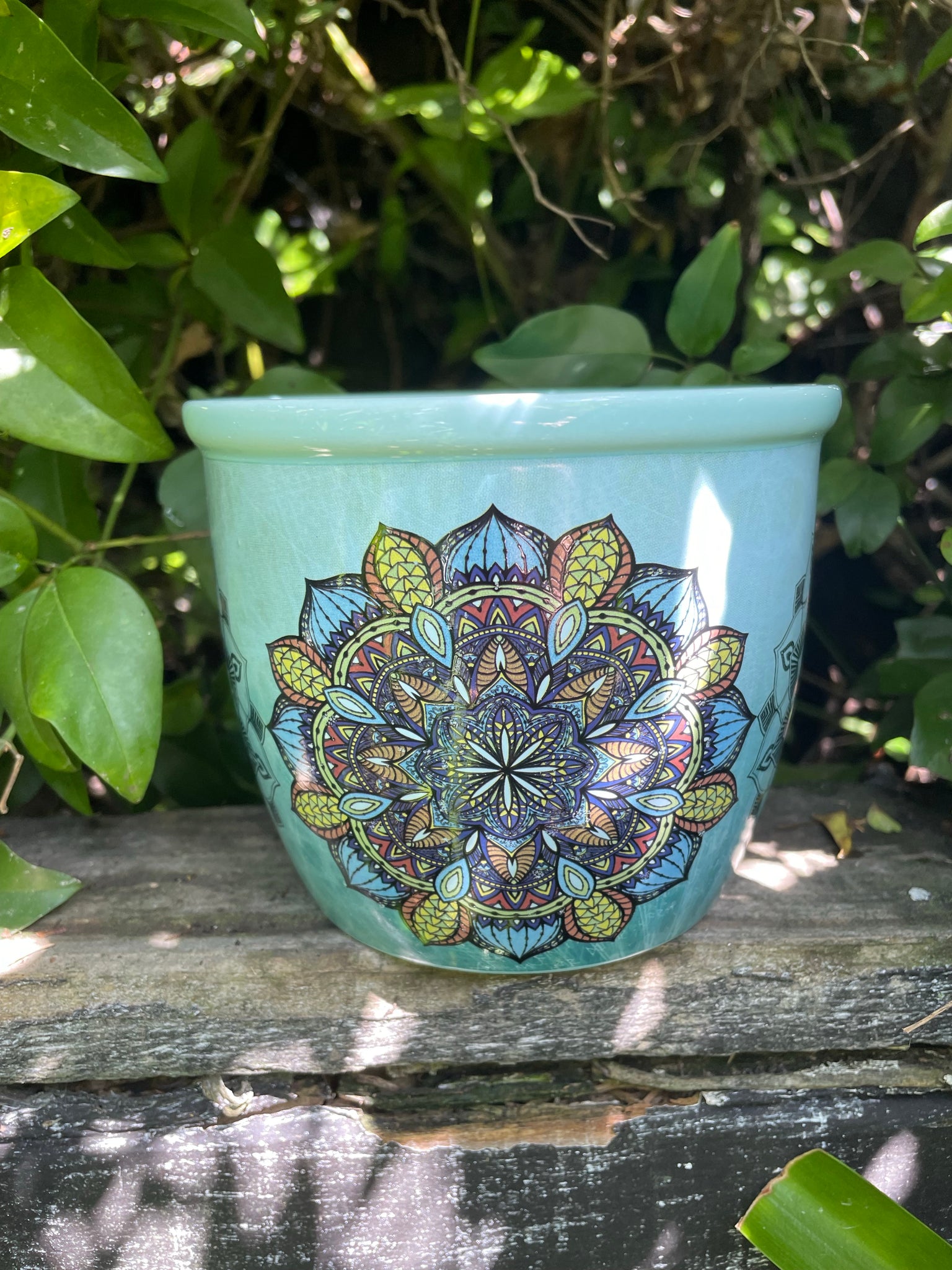 Mandala Ceramic Smudge Bowl