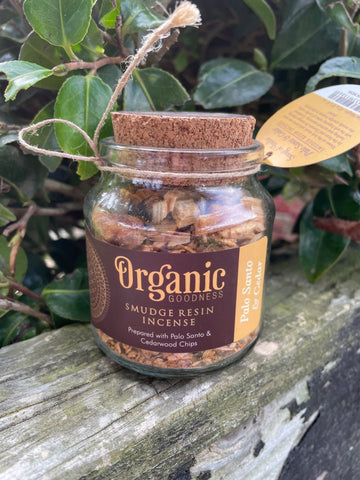 Organic Palo Santo & Cedar Smudge Resin